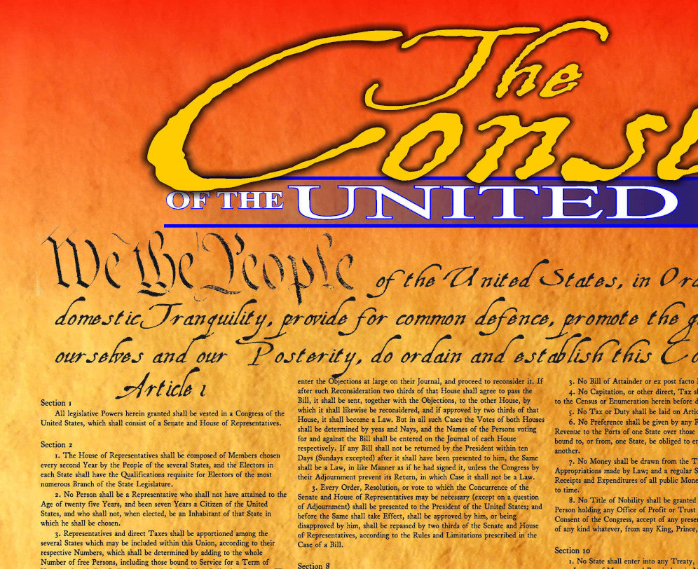 US Constitution Poster