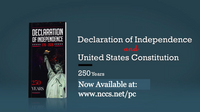 Pocket Declaration & Constitution - 250 Anniversary Edition