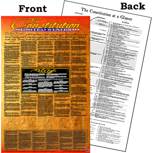 US Constitution Poster