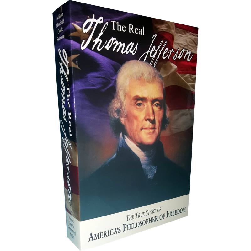 A biography of Thomas Jefferson.  The title of the book is the real Thomas Jefferson.