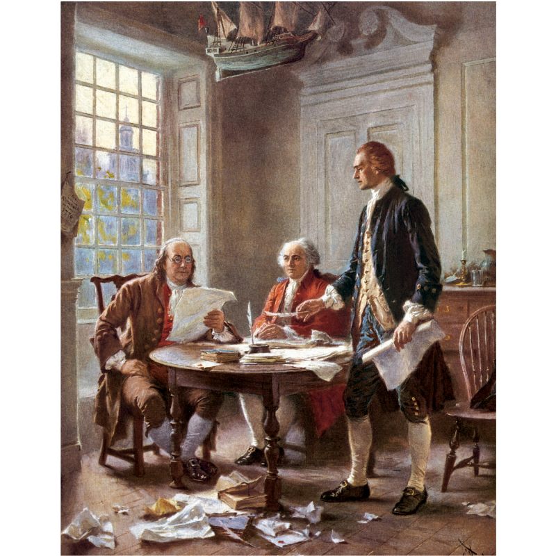 Writing the Declaration of Independence by J.L.G. Ferris